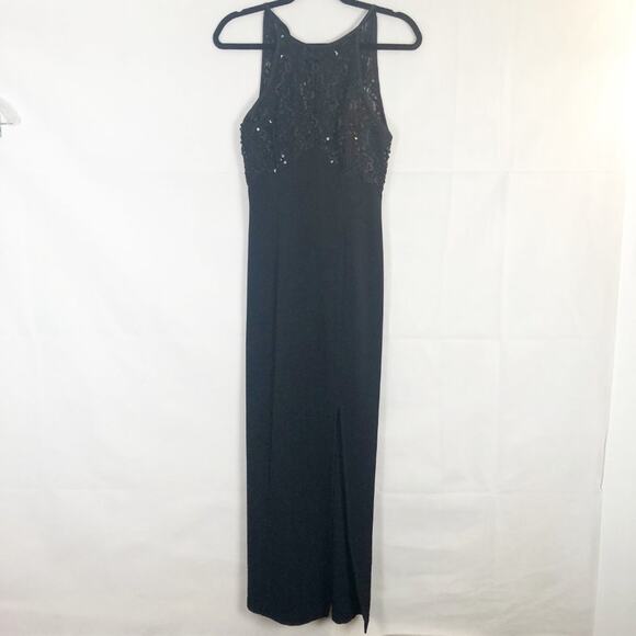 Vintage Cache Maxi Dress Womens Small Empire Sequin Formal Wedding Guest Party - Picture 1 of 14